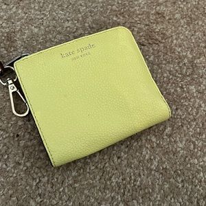 Kate spade yellow small wallet